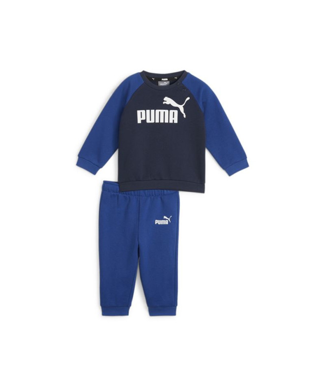 Chándal Puma Minicats Essentials Raglan Bebé Azul