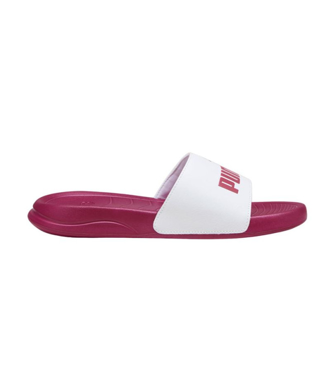 Chanclas Puma Popcat 20 Blanco/Rosa