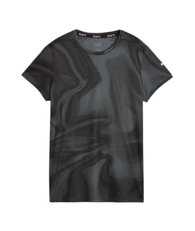 Camiseta de Running Puma Run Favorite AOP Negro...