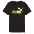 Camiseta Puma Essentials+ 2 Colour Infantil Negro