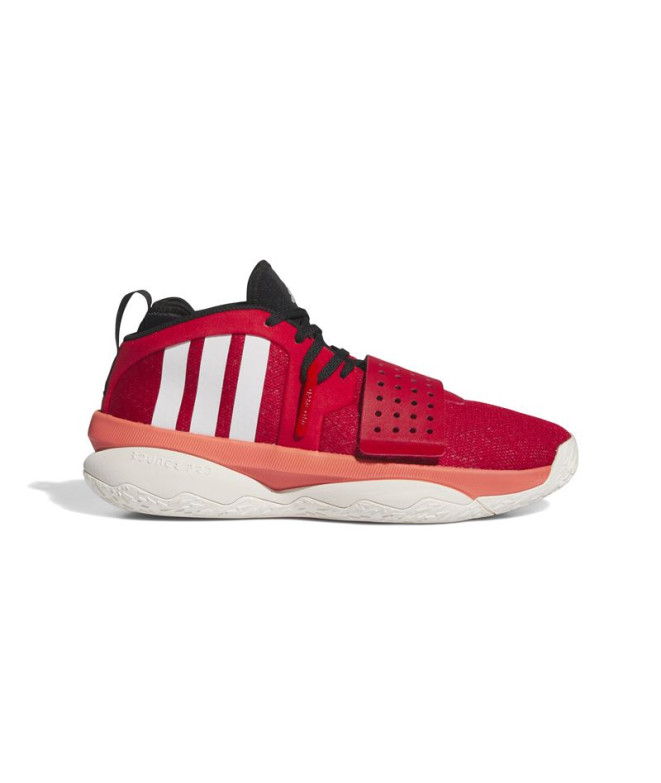 Zapatillas de Baloncesto adidas Dame 8 Extply Rojo