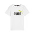 Camiseta Puma Essentials+ 2 Colour Infantil Blanco