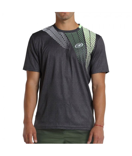 Camiseta Bullpadel liria Hombre Negro