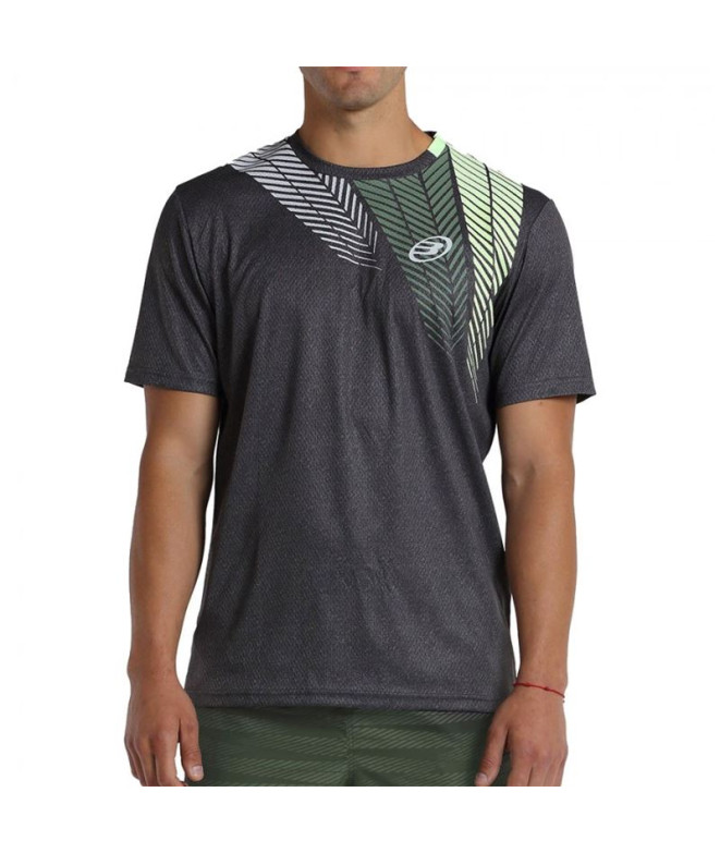 Camiseta Bullpadel liria Hombre Negro