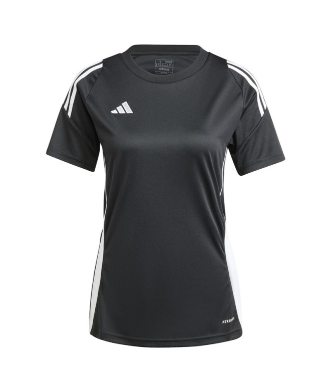 Camiseta de Fútbol adidas Tiro24 Mujer Negro