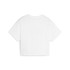 Camiseta Puma Girls Cropped Infantil Blanco