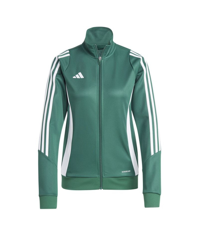 Chaqueta de Fútbol adidas Tiro24 Tr W Mujer Drkgrn