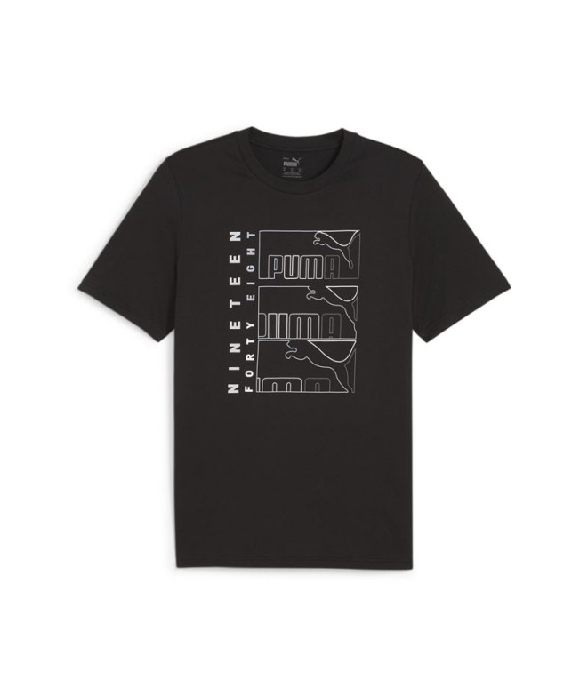 Camiseta Puma Graphics Triple No.1 Negro Hombre