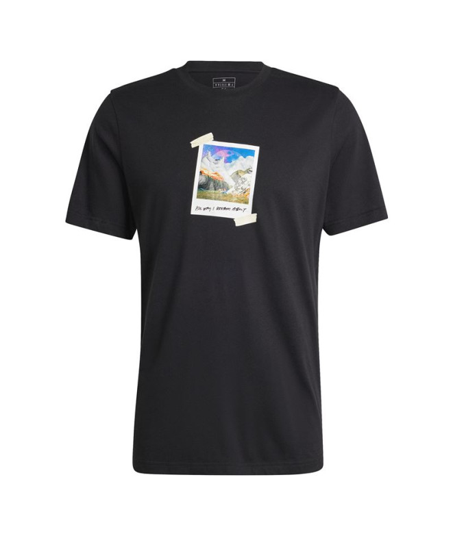 Camiseta adidas All Day I Dream Hombre Negro