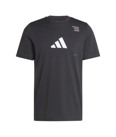 Camiseta de Fútbol adidas Fb Cat G Hombre Negro