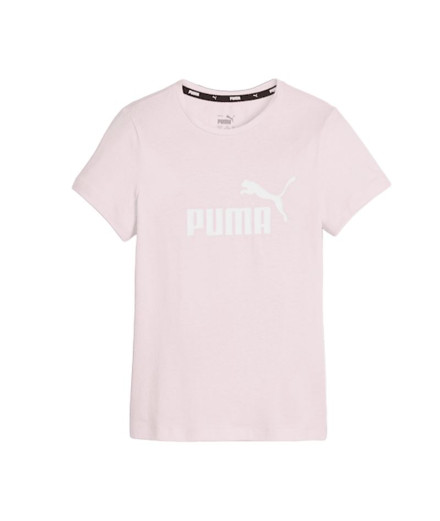 Camiseta Puma Essentials Infantil Rosa