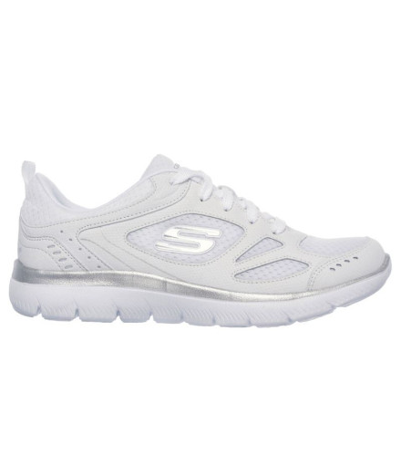 Zapatillas Skechers Summits-Suited Mujer White / Mesh/...