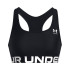 Sujetador Deportivo Under Armour HG Authentics Mid Branded Mujer Negro
