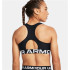 Sujetador Deportivo Under Armour HG Authentics Mid Branded Mujer Negro