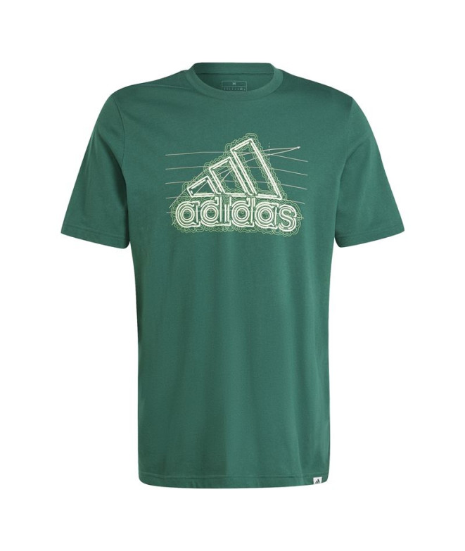 Camiseta adidas Growth Bos Hombre Verde