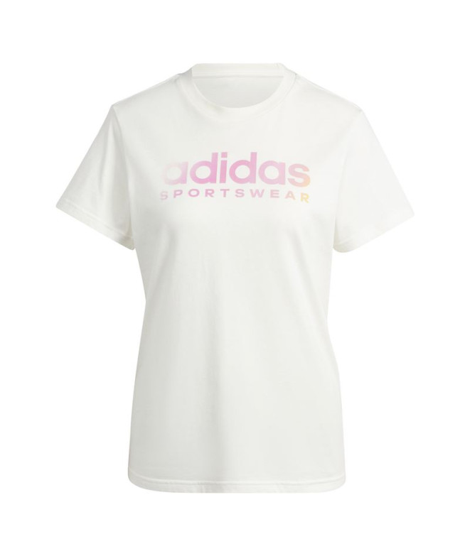 Camiseta adidas Lin Spw Gt Mujer blanco