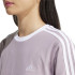 Camiseta adidas 3Stripes Bf Mujer Lila
