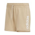 Pantalón adidas Linear Ft Short Mujer Beige