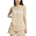 Top adidas Linear Tk Mujer Beige