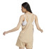 Top adidas Linear Tk Mujer Beige