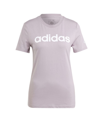 Camiseta adidas Linear Mujer Lila