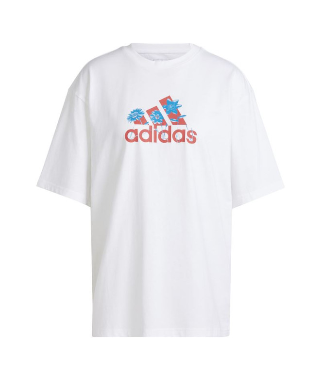 Camiseta adidas Flower Badge of Sports Gt Mujer...