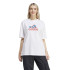 Camiseta adidas Flower Badge of Sports Gt Mujer Blanco