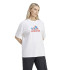 Camiseta adidas Flower Badge of Sports Gt Mujer Blanco