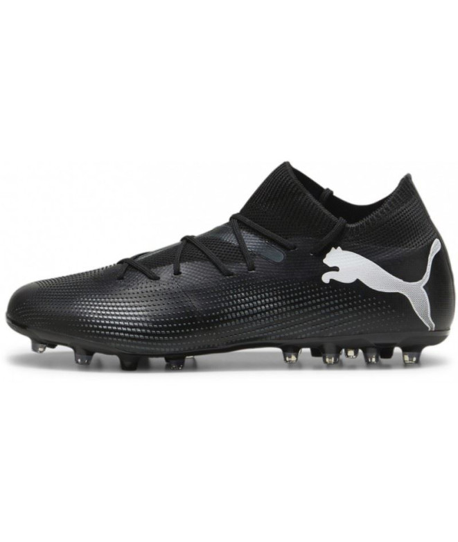 Bota de fútbol Puma Future 7 Match MG Negro/Blanco