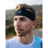 Cinta de pelo de Running Compressport Thin On/Off Negro/Blanco