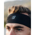 Cinta de pelo de Running Compressport Thin On/Off Negro/Blanco