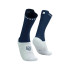 Calcetines de ciclismo Compressport Pro Racing v4.0 Bike Dress Azul/Blanco