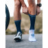 Calcetines de ciclismo Compressport Pro Racing v4.0 Bike Dress Azul/Blanco