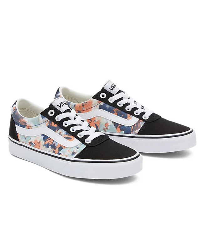 Zapatillas Vans Ward Wate Mujer Negro Estampado
