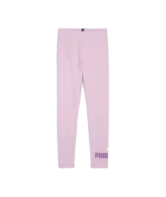 Mallas Puma Essentials Logo Rosa Infantil
