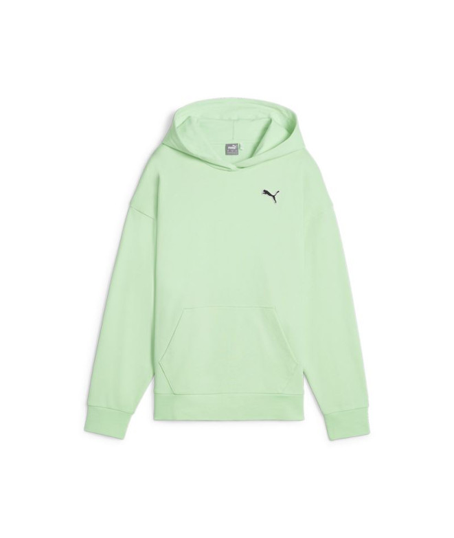Sudadera Puma Better Essentials Hoodie Mujer Menta