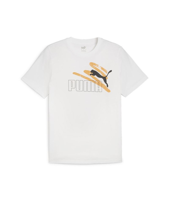 Camiseta Puma Essentials+ AB Summer Blanco Hombre