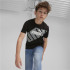 Camiseta Puma Power Graphic Negro Infantil