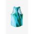 Camiseta de Trail Nnormal Race Tank Mujer Print Azul