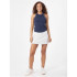 Falda de Pádel Wilson Team Flat Front Blanco Mujer