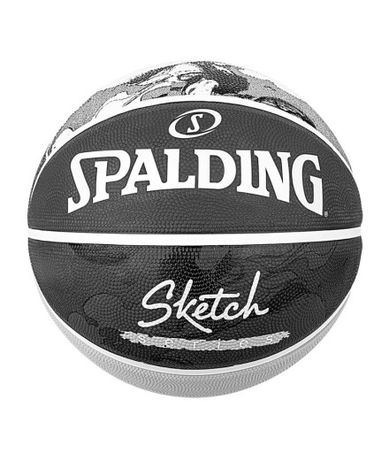 Pelota de Baloncesto Sketch Dribble Rubber Negro