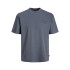 Camiseta Jack & Jones Lisa Cuello Redondo Branding Crew Neck Sn Gris