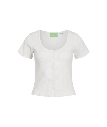 Camiseta Jack & Jones Jxlucinda Str Ss Tee Jrs Blanco