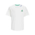 Camiseta Jack & Jones Jorcole Back Print Tee Ss Volume Mni Blanco