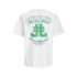 Camiseta Jack & Jones Jorcole Back Print Tee Ss Volume Mni Blanco