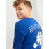 Camiseta Jack & Jones Jorcole Back Print Tee Ss Volume Mni Azul