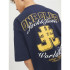 Camiseta Jack & Jones Jorcole Back Print Tee Ss Volume Mni Navy