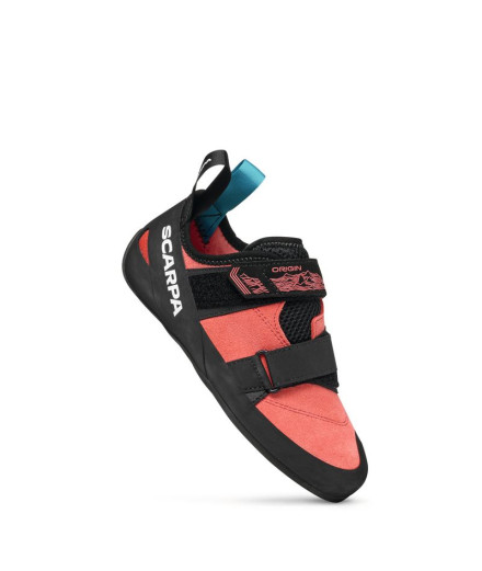 Pie de gato Scarpa Origin Coral/Negro Mujer