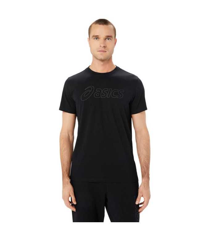 Camiseta ASICS Logo SS Hombre Negro