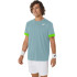 Camiseta de Tenis ASICS Court Ss Top Hombre Aguamarina/Lima